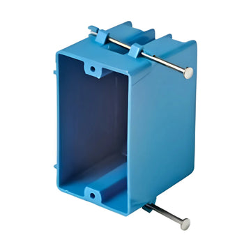 1-Gang 23 Cubic Inch PVC New Work Standard Switch/Outlet Wall Electrical Box